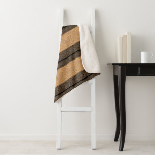 Sherpa Blanket-Large-Brown Yellowstone Sherpa Blanket