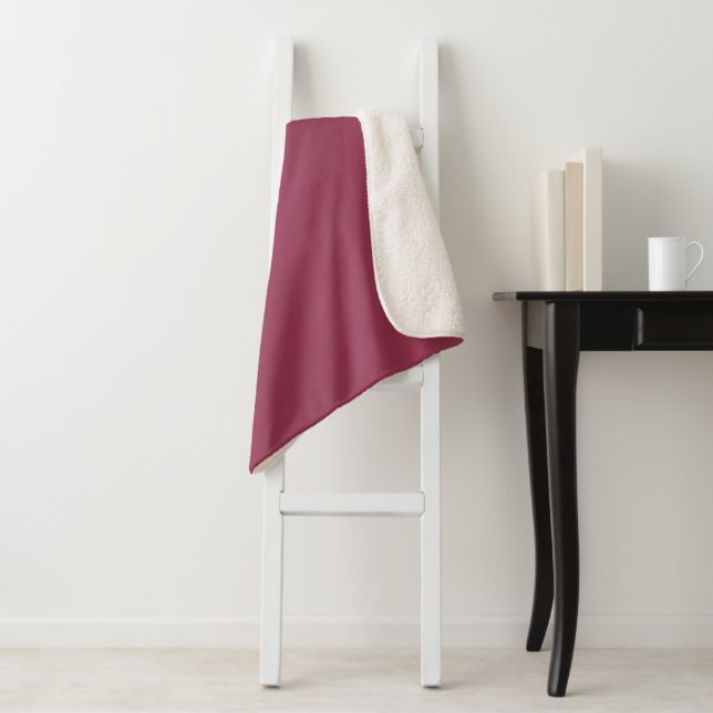Sherpa Blanket-Large-Pecan Pink Blanket (In Situ)