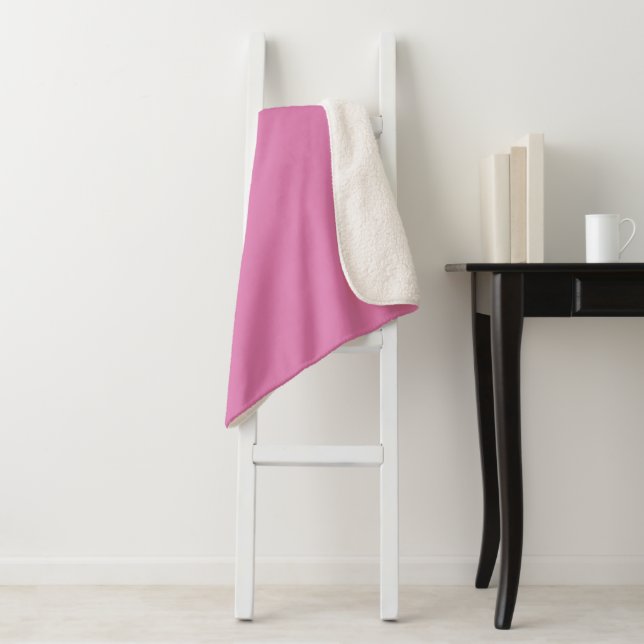 Sherpa Blanket-Large-Pink Blanket (In Situ)