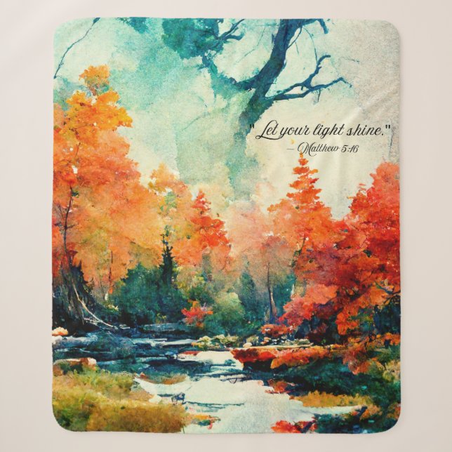 Sherpa Fleece Blanket (Front)