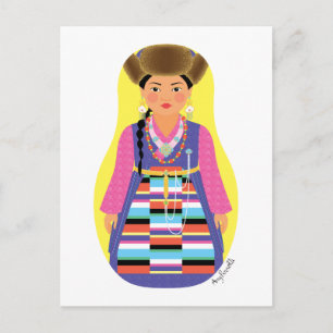 Sherpa Matryoshka Postcard