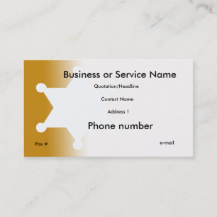 sherriff badge 2, Business or Service Name, Add... Card