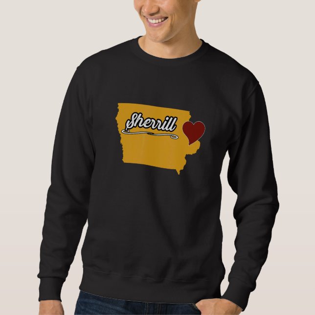 SHERRILL IOWA IA USA  Cute Souvenir Merch  US City Sweatshirt (Front)