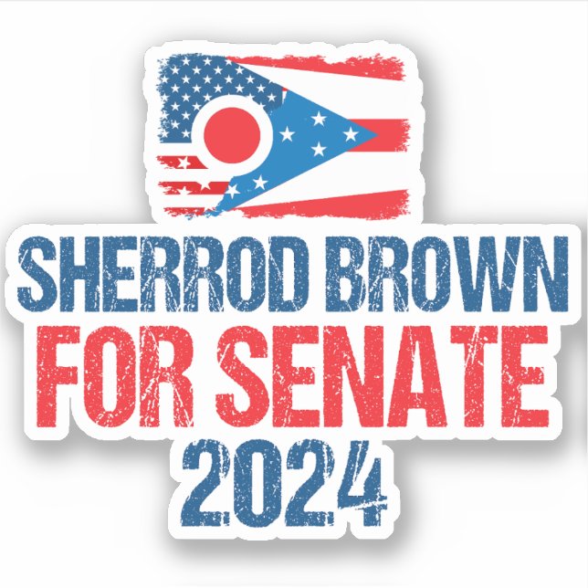Sherrod Brown for Senate 2024 Election Ohio Flag (Front)