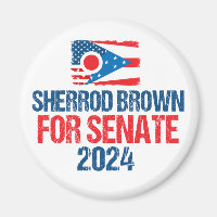 Sherrod Brown for Senate 2024 Election Ohio Flag