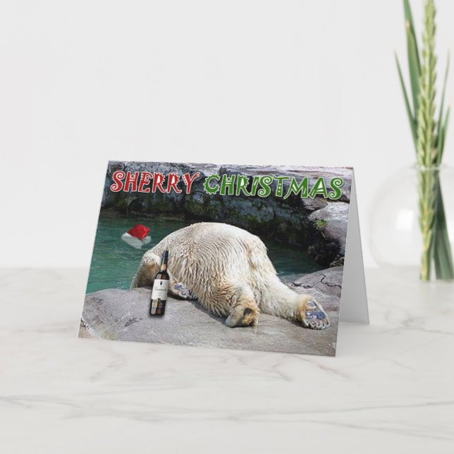 Sherry Christmas Holiday Card (Front)