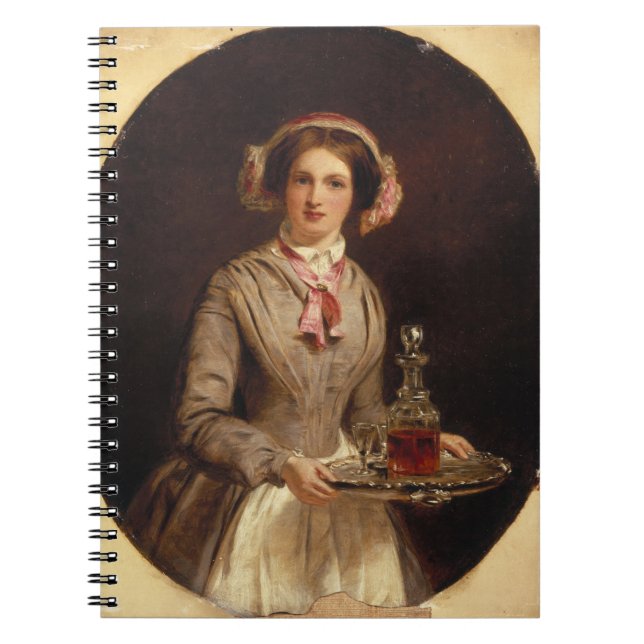 'Sherry Sir?', 1853 (oil on canvas) Spiral Notebook (Front)