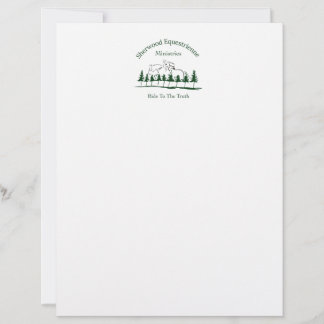 Sherwood Eq. Ministries Custom Letterhead