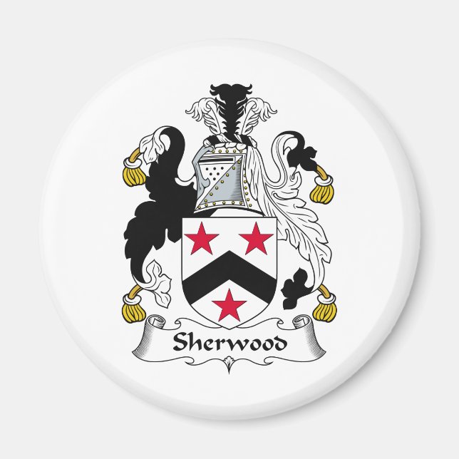 Sherwood Family Crest Magnet (Front)