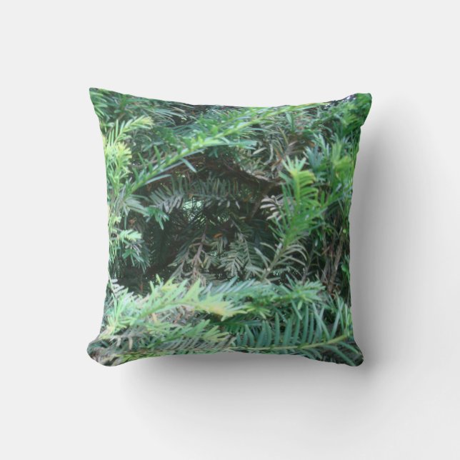 "Sherwood Forest Yew" Pillow (Front)