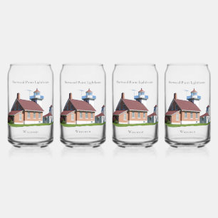 Sherwood Point Lighthouse can glass