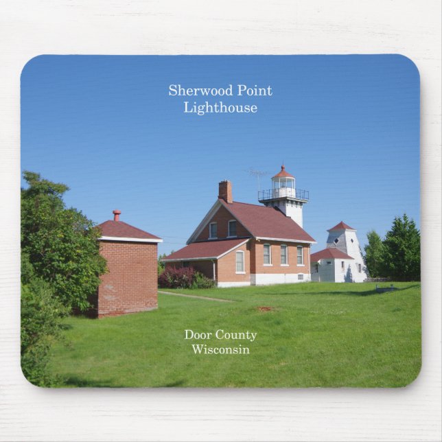 Sherwood Point Lighthouse mouse pad (Front)