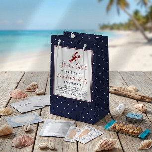 She's A Catch Bachelorette Party Recovery Kit Small Gift Bag