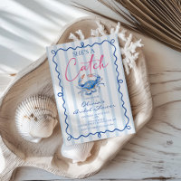 She's a Catch Preppy Coastal Crab Bridal Shower