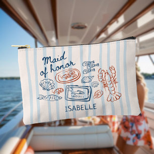 She's a Catch Seafood Bachelorette Accessory Pouch