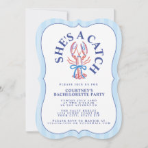 She's A Catch Summer Coastal Bachelorette Party
