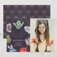 She's a Gem Crystals Gemstone Birthday Photo