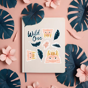 She's a Wild One Pink Monster & Tropical Jungle