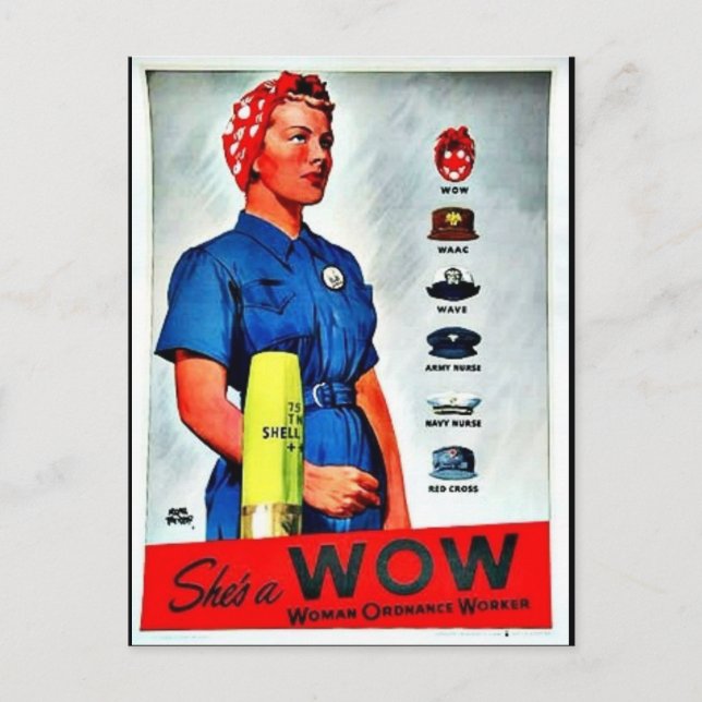 Shes A Wow Postcard (Front)