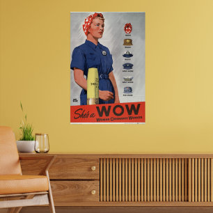 She's a WOW Poster