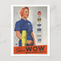 "She's a WOW" Woman Ordnance Worker WWII
