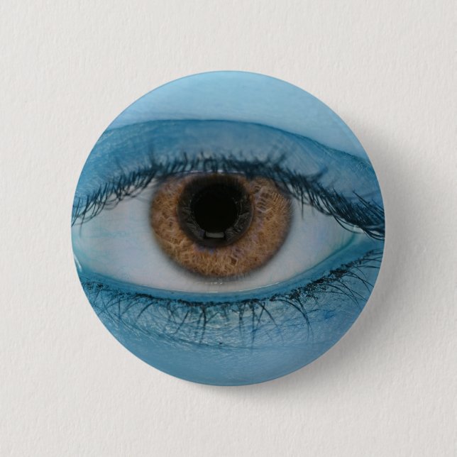 She's Always Watching 6 Cm Round Badge (Front)