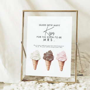 She's Been Scooped Up How Many Kisses Game Poster