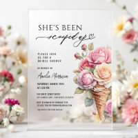 She's Been Scooped Up Ice Cream Bridal Shower
