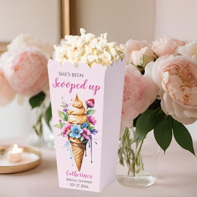 She's Been Scooped Up Ice Cream Bridal Shower  Favour Box (Creator Uploaded)