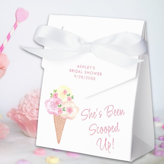 She's Been Scooped Up Ice Cream Bridal Shower  Favour Box (Creator Uploaded)