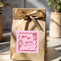 She's been scooped up icecream bridal shower favou