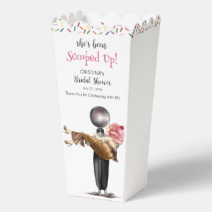She's Been Scooped Up Strawberry Ice cream Bridal Favour Box