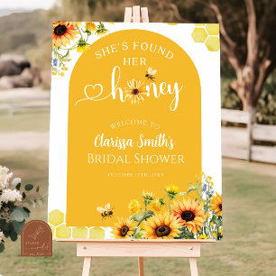 She's Found her Honey Bridal Shower Welcome Sign
