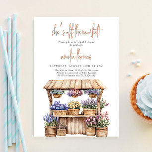 She's Fresh off the Market Bridal Shower  Invitation