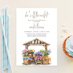 She's Fresh off the Market Bridal Shower Invitation