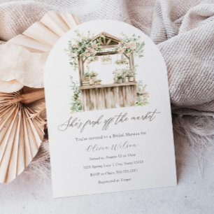 She's Fresh off the Market Bridal Shower Invitation