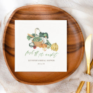 She's Fresh Off The Market Bridal Shower  Napkin