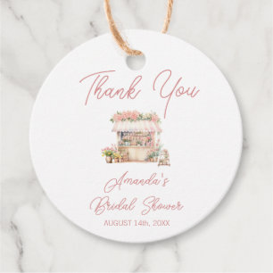 She's Fresh Off the Market Bridal Shower Thank You Favour Tags
