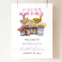 She's Fresh Off the Market Bridal Shower Welcome