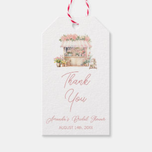 She's Fresh Off the Market Floral Bridal Shower Gift Tags