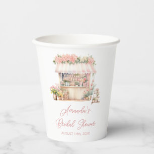 She's Fresh Off the Market Floral Bridal Shower Paper Cups