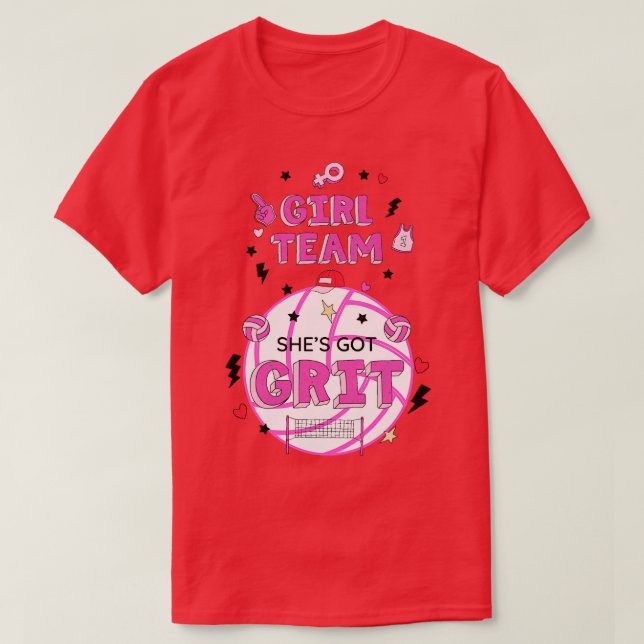 SHES GOT GRIT L TEAM T-Shirt (Design Front)