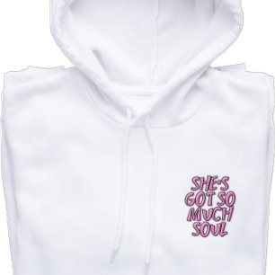 She's Got Heart & Soul Cute Graffiti Hoodie