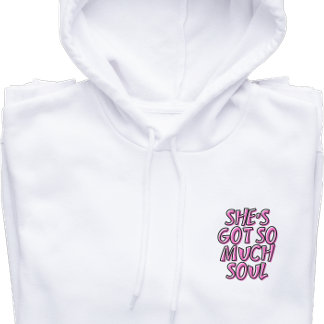 She's Got Heart & Soul Cute Graffiti Hoodie