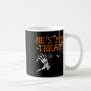 She's Is My Trick He's Is My Treat Halloween Coupl Coffee Mug