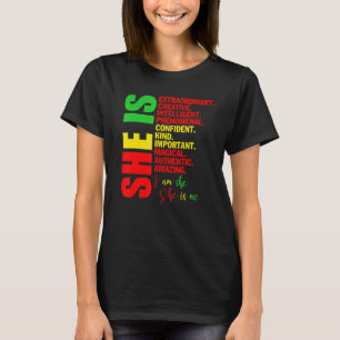 She's Magical Unapologetic African Women Black His T-Shirt