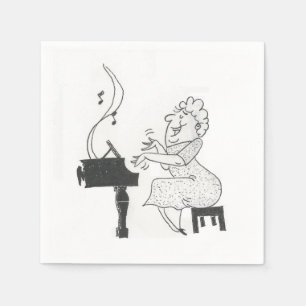 She's Music To My Ears Paper Napkins