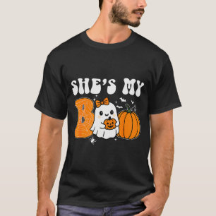 Shes My Boo Funny Matching Halloween Couples Hes M T-Shirt