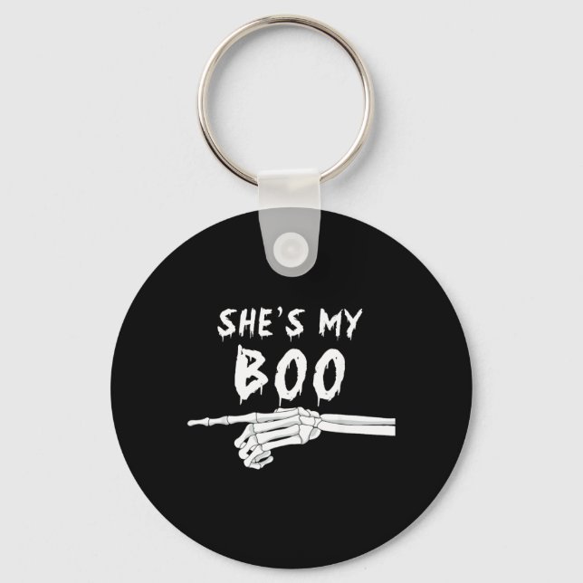 Shes my Boo Key Ring (Front)