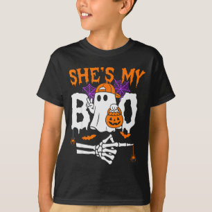 Shes My Boo Matching Couple Halloween Couples Hes T-Shirt